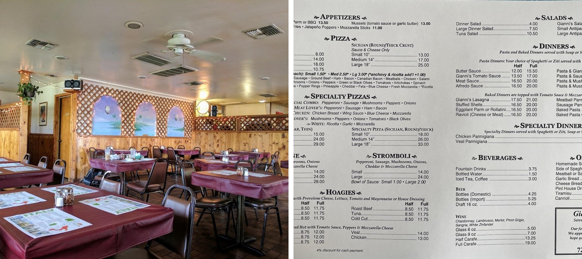 Gianni's Pizza - Hudson, FL (no other locations)
